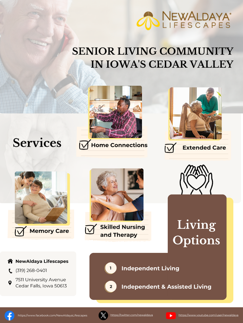 Newaldaya Lifescapes nursing home in Cedar Falls, IA - Photo 3 of 5