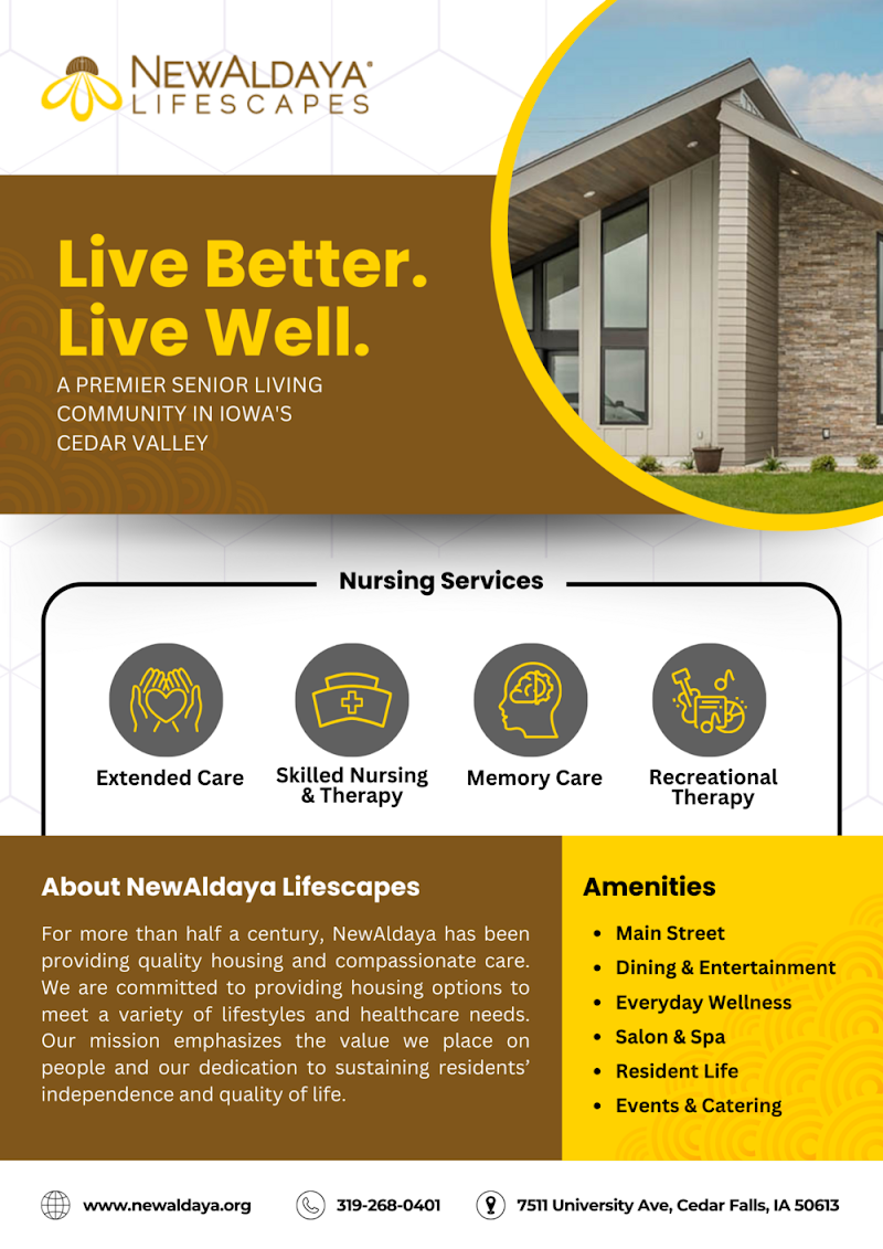 Newaldaya Lifescapes nursing home in Cedar Falls, IA - Photo 4 of 5