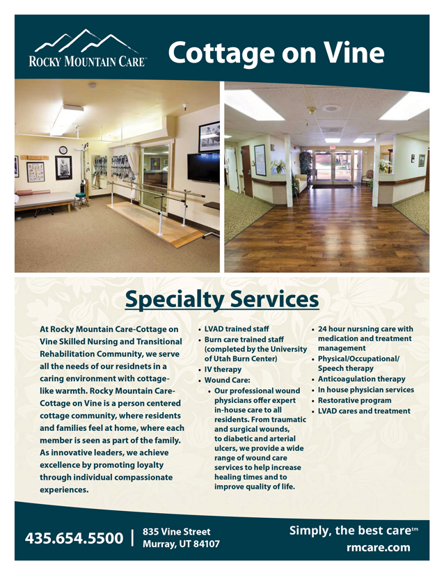 Rocky Mountain Care - Cottage on Vine nursing home in Murray, UT - Photo 4 of 5